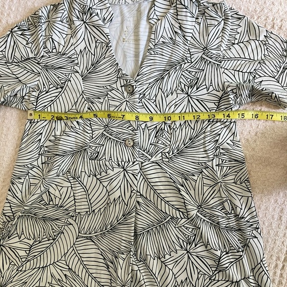 Blue Sky bamboo women’s button up blouse top - Picture 5 of 12